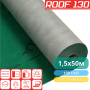 Диффузионная мембрана ROOF 130 1,5 х 50 м, 75 м2, зеленая/белая, 130 г/м2 - (изображение3)