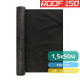 Диффузионная мембрана ROOF 150 1,5 х 50 м, 75 м2, (черная/белая), 150 г/м2 - (изображение4)