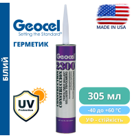 Герметик полімерний Geocel 2300, 305 мл, білий