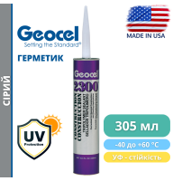 Герметик полімерний Geocel 2300, 305 мл, сірий
