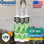 Білий всепогодний полімерний герметик Geocel All Weather 310 мл - (зображення2)