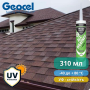 Білий всепогодний полімерний герметик Geocel All Weather 310 мл - (зображення7)