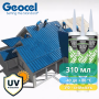 Білий всепогодний полімерний герметик Geocel All Weather 310 мл - (зображення9)