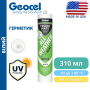 Білий всепогодний полімерний герметик Geocel All Weather 310 мл - (зображення)