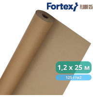 Картон малярный, защитный Fortex Floor 125 1,2 х 25 м, 30 м2, 125 г/м2