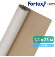 Картон малярный, защитный Fortex Floor 220 1,2 x 25 м, 30 м2,  220 г/м2