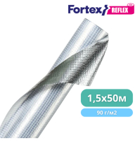 Пароізоляційна армована плівка Fortex Reflex 1,5 м x 50 м, 75 м2, 90 г/м2