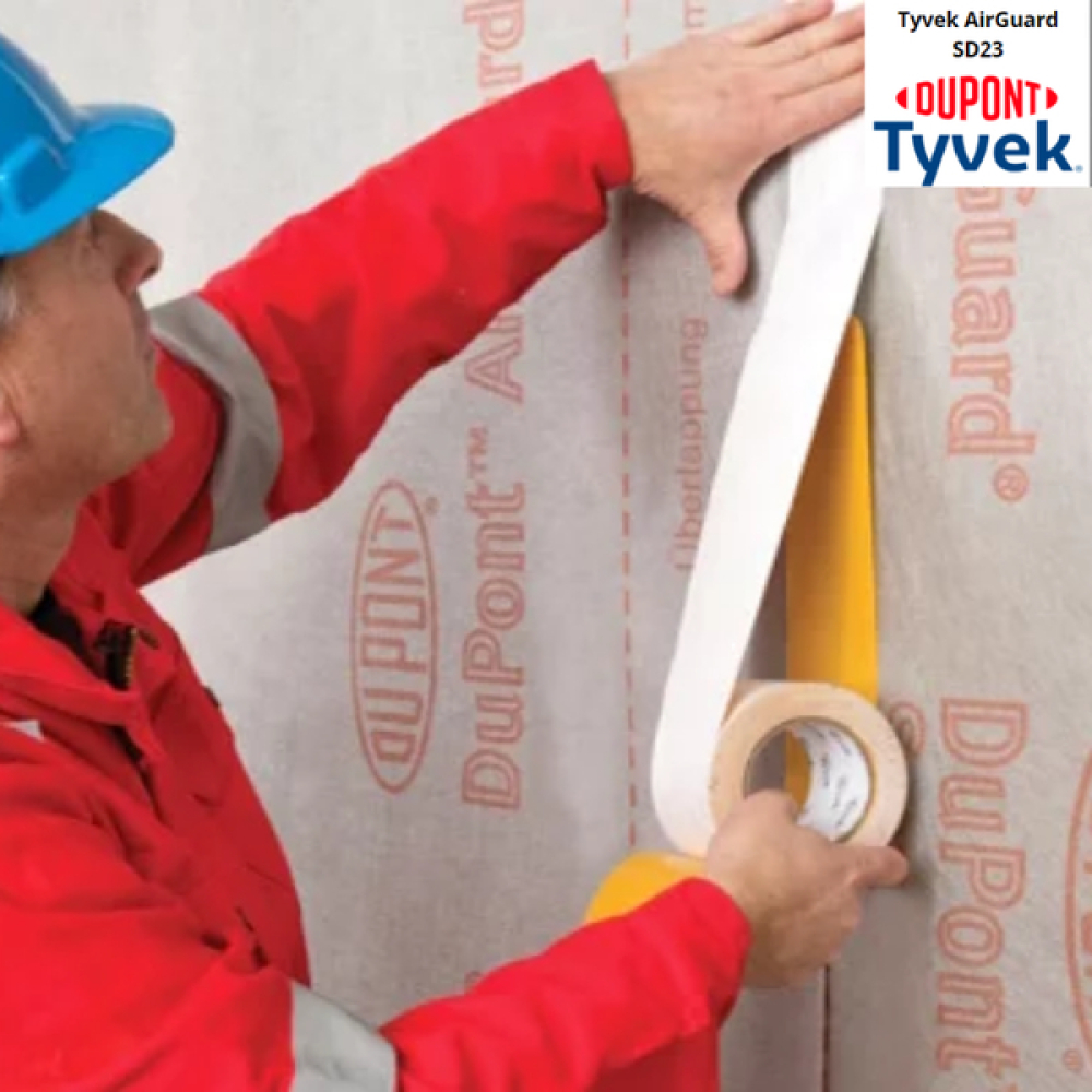 Пароизоляционная мембрана Tyvek AirGuard SD23 1,5 x 50 м, 75м2, 102 г/м2 - (изображение9)