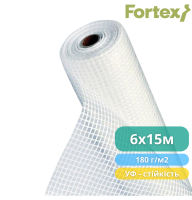Плівка поліетиленова армована Fortex 6 x 15 м, 90 м2, 180 г/м2, прозора