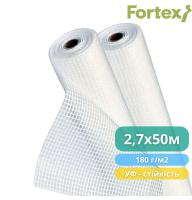 Плівка поліетиленова армована Fortex 2,7 х 50 м, 135 м2, 180 г/м2, прозора