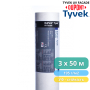 Ветроизоляционная мембрана TYVEK UV FACADE 3 x 50 м, 150 м2 - (изображение4)